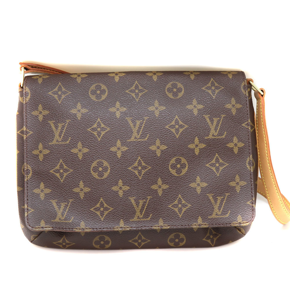 Louis Vuitton Tango Brown Shoulder Canvas Bag Musette - Picture 2 of 10